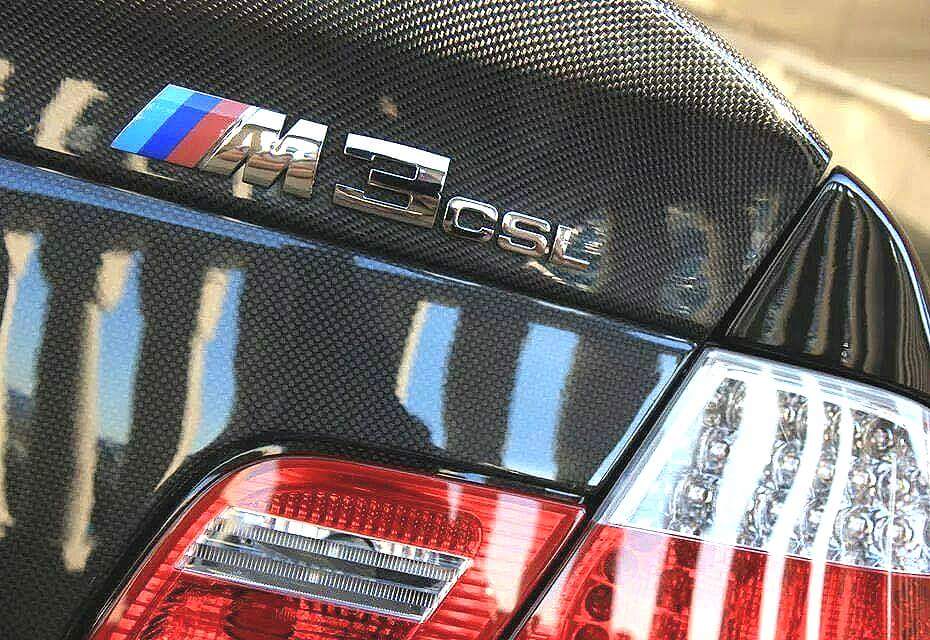 BMW E46 M3 CSL carbon rear